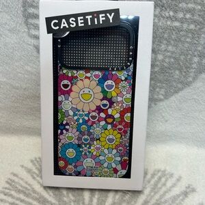 Casetify x Takashi Murakami Flower Bloom (Rainbow) iPhone 17 Pro Max Impact Case
